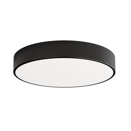 Plafonska lampa sa senzorom pokreta i sumraka CLEO 4xE27/24W/230V, prečnika 50 cm, crna
