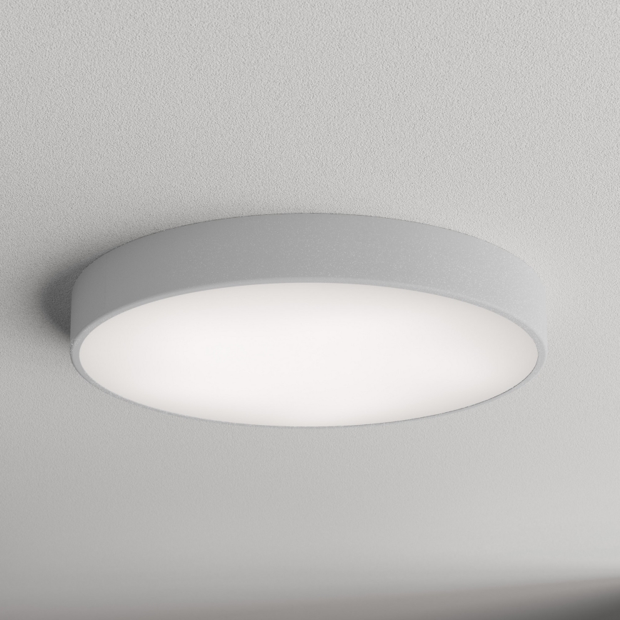 Plafonjera sa senzorom pokreta i sumraka CLEO 5xE27/24W/230V prečnik 60 cm siva