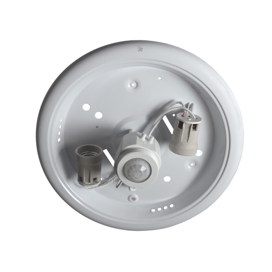 Plafonsko svetlo sa senzorom PLAFON 2xE27/80W/230V