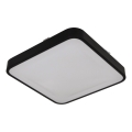 Plafonsko svetlo sa senzorom WILTON 2xE27/60W/230V 33x33 cm crno