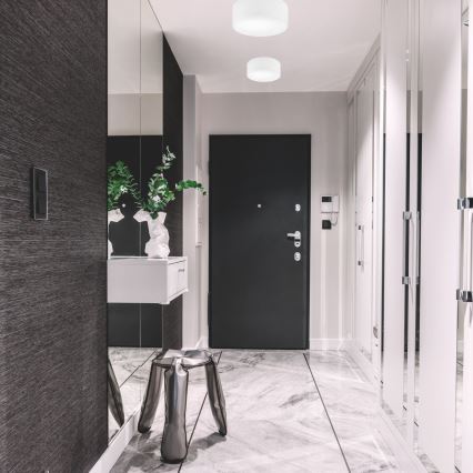 Plafonsko svetlo SIRJA 1xE27/60W/230V prečnik 35 cm belo