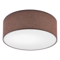 Plafonsko svetlo SIRJA 1xE27/60W/230V prečnika 35 cm braon