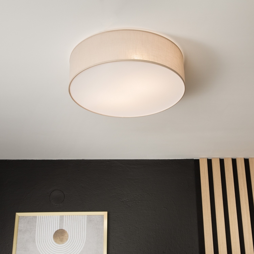 Plafonsko svetlo SIRJA 2xE27/15W/230V, prečnik 45 cm, bež