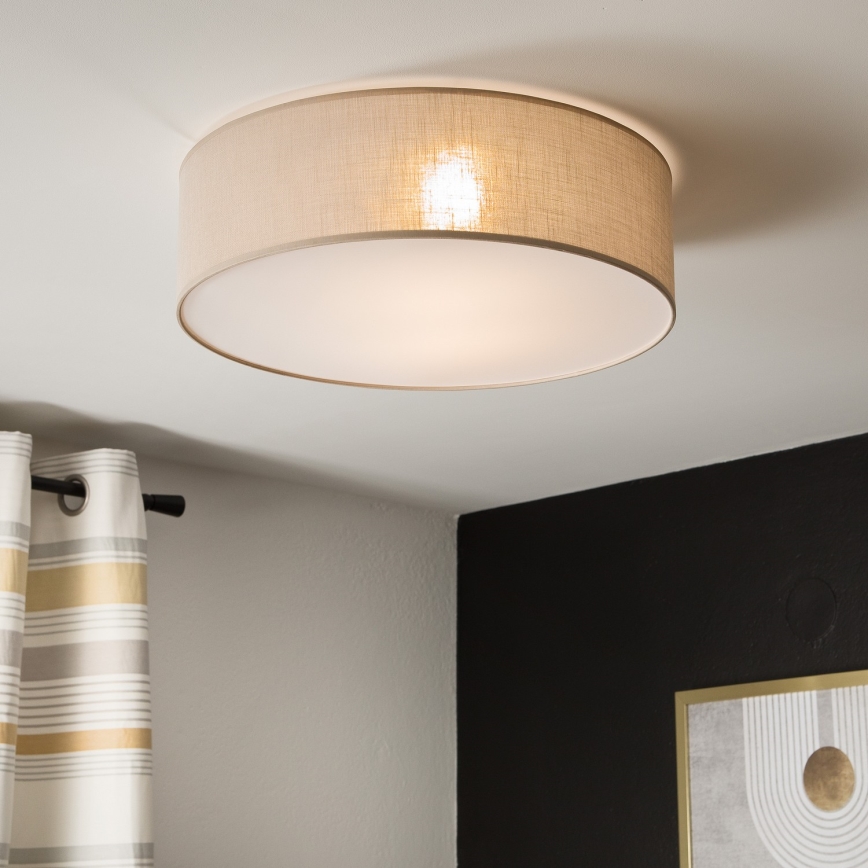 Plafonsko svetlo SIRJA 2xE27/15W/230V, prečnik 45 cm, bež