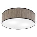 Plafonsko svetlo SIRJA 2xE27/15W/230V prečnika 45 cm braon