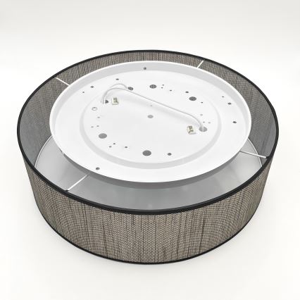 Plafonsko svetlo SIRJA 2xE27/15W/230V prečnika 45 cm braon
