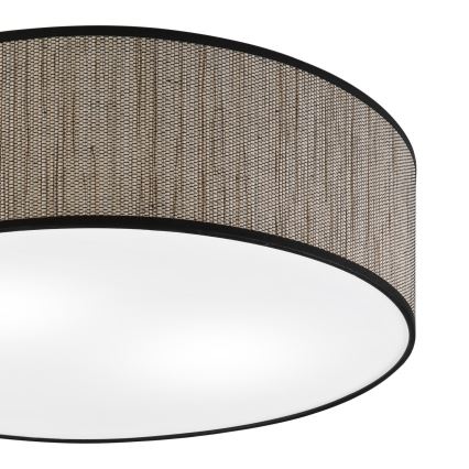 Plafonsko svetlo SIRJA 2xE27/15W/230V prečnika 45 cm braon