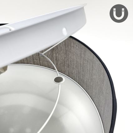 Plafonsko svetlo SIRJA 2xE27/15W/230V prečnika 45 cm braon