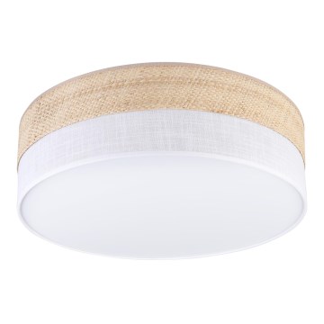 Plafonsko svetlo SIRJA BOHO 2xE27/15W/230V prečnik 45 cm bež/bela