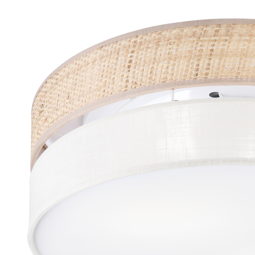 Plafonsko svetlo SIRJA BOHO 2xE27/15W/230V prečnik 45 cm bež/krem