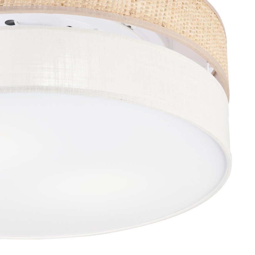 Plafonsko svetlo SIRJA BOHO 2xE27/15W/230V prečnik 45 cm bež/krem