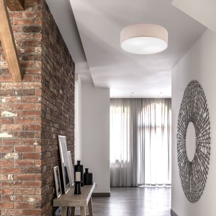 Plafonsko svetlo SIRJA DOUBLE 4xE27/15W/230V, prečnik 45 cm, bež