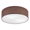 Plafonsko svetlo SIRJA DOUBLE 4xE27/15W/230V, prečnik 45 cm, braon