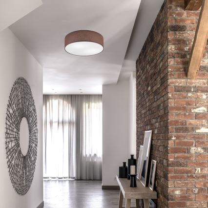 Plafonsko svetlo SIRJA DOUBLE 4xE27/15W/230V, prečnik 45 cm, braon
