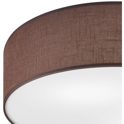 Plafonsko svetlo SIRJA DOUBLE 4xE27/15W/230V, prečnik 45 cm, braon