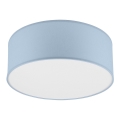 Plafonsko svetlo SIRJA PASTEL 1xE27/60W/230V fi 35 cm plavo