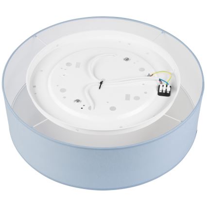 Plafonsko svetlo SIRJA PASTEL 2xE27/15W/230V prečnika 45 cm plavo