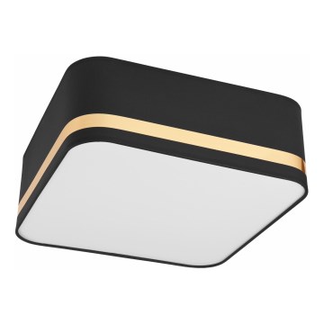 Plafonsko svetlo SIRJA SQUARE 2xE27/60W/230V 35x35 cm crna