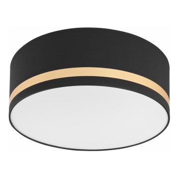 Plafonsko svetlo SIRJA STRIPE 2xE27/15W/230V prečnik 35 cm crna
