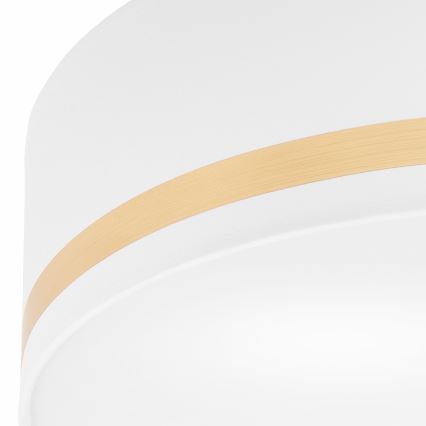 Plafonsko svetlo SIRJA STRIPE 4xE27/15W/230V prečnik 45 cm belo