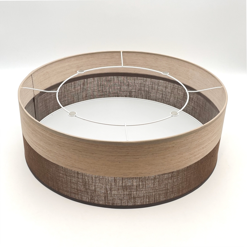 Plafonsko svetlo SIRJA WOOD 2xE27/15W/230V Ø 45 cm braon/hrast
