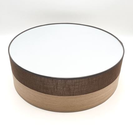 Plafonsko svetlo SIRJA WOOD 2xE27/15W/230V Ø 45 cm braon/hrast
