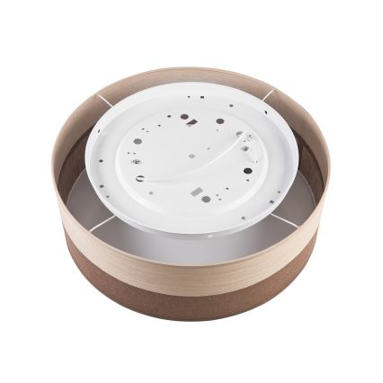 Plafonsko svetlo SIRJA WOOD 2xE27/15W/230V Ø 45 cm braon/hrast