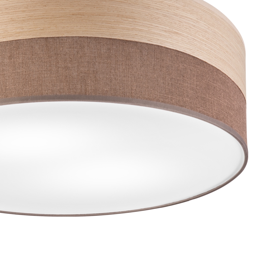 Plafonsko svetlo SIRJA WOOD 2xE27/15W/230V Ø 45 cm braon/hrast