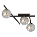 Plafonsko svetlo SMART 3xE14/10W/230V crno/sivo