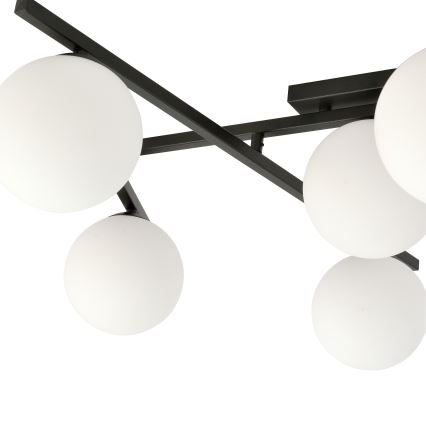 Plafonsko svetlo SMART 4xE14/10W/230V crno/belo