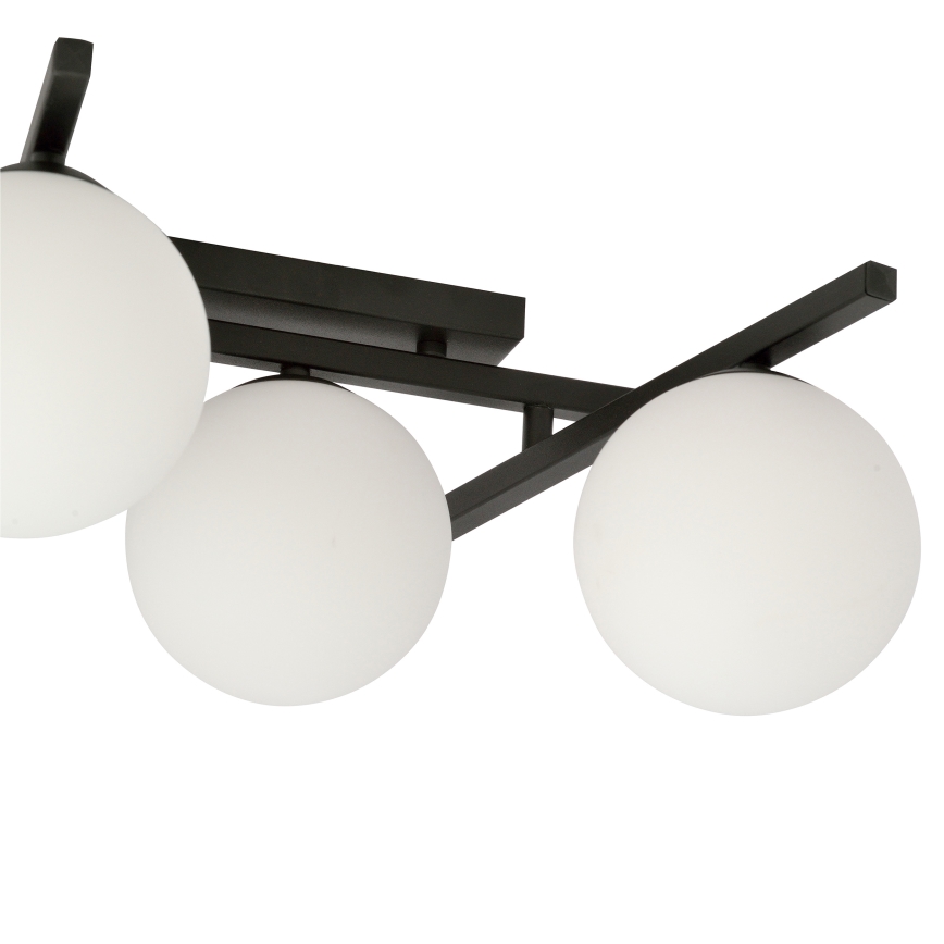 Plafonsko svetlo SMART 5xE14/10W/230V crno/belo