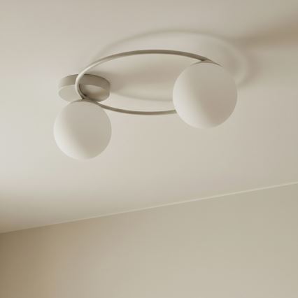 Plafonsko svetlo SOPRA 2xE14/10W/230V bež/belo