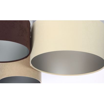 Plafonsko svetlo SPACE 3xE27/60W/230V krem/braon/bež