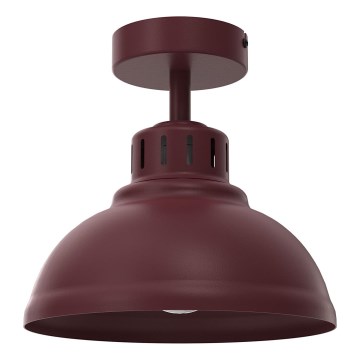 Plafonsko svetlo SVEN 1xE27/15W/230V prečnik 21 cm bordo