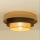 Plafonsko svetlo WENTA 1xE27/60W/230V prečnik 50 cm juta/braon