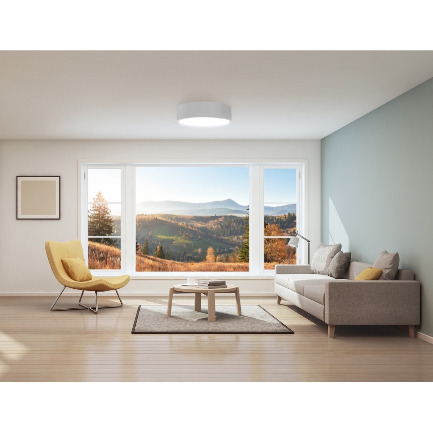 Plafonsko svetlo za kupatilo CLEO 2xE27/24W/230V prečnika 30 cm belo IP54