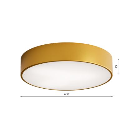 Plafonsko svetlo za kupatilo CLEO, 3x E27, 24W, 230V, prečnik 40 cm, zlatno, IP54