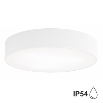 Plafonsko svetlo za kupatilo CLEO 3xE27/24W/230V, prečnik 40 cm, belo, IP54
