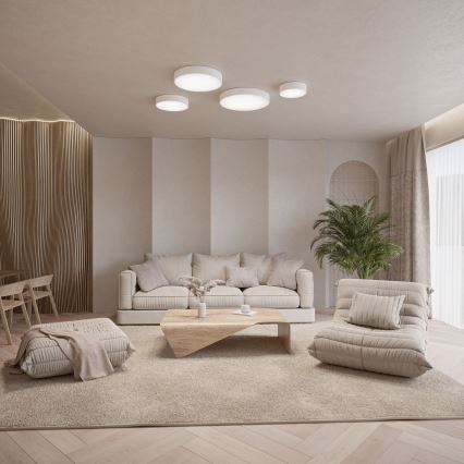 Plafonsko svetlo za kupatilo CLEO 3xE27/24W/230V, prečnik 40 cm, belo, IP54