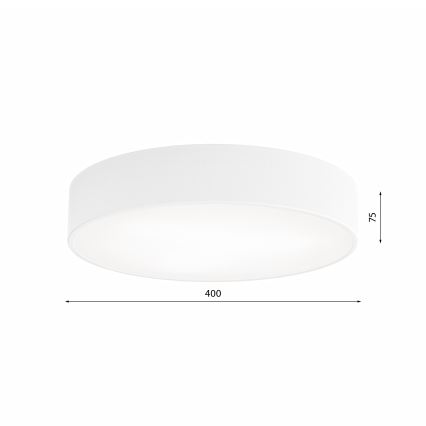 Plafonsko svetlo za kupatilo CLEO 3xE27/24W/230V, prečnik 40 cm, belo, IP54