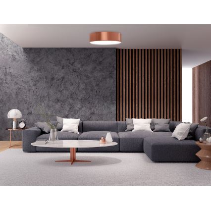 Plafonsko svetlo za kupatilo CLEO 3xE27/24W/230V, prečnik 40 cm, u boji bakra, IP54