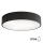 Plafonsko svetlo za kupatilo CLEO 3xE27/24W/230V prečnika 40 cm crno IP54