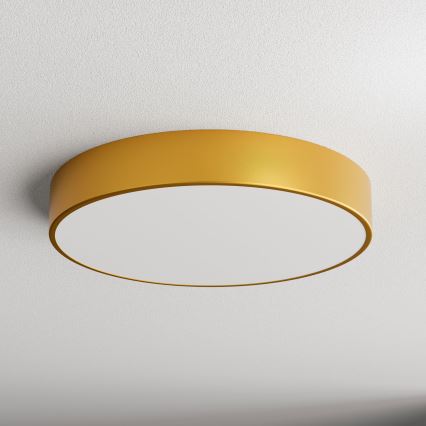 Plafonsko svetlo za kupatilo sa senzorom CLEO 4xE27/24W/230V prečnik 50 cm IP54 zlatna