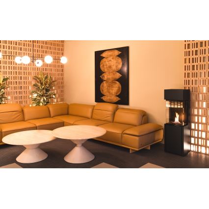 Planika - BIO kamin sa daljinskim upravljačem 126,2x40 cm 3,5kW/230V crna