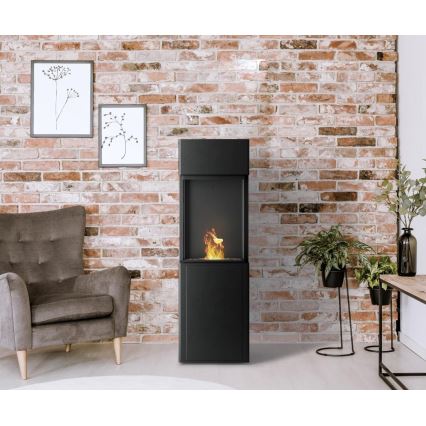 Planika - BIO kamin sa daljinskim upravljačem 126,2x40 cm 3,5kW/230V crna