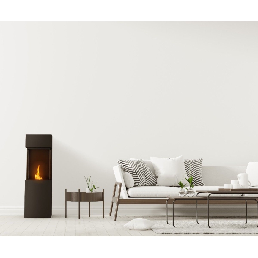 Planika - BIO kamin sa daljinskim upravljačem 126,2x40 cm 3,5kW/230V crna