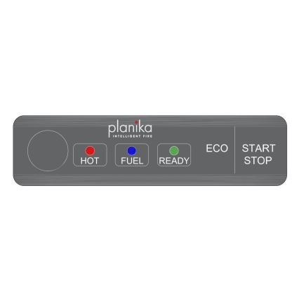 Planika - BIO kamin sa daljinskim upravljačem 126,2x40 cm 3,5kW/230V crna