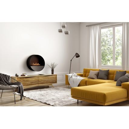 Planika - BIO kamin s daljinskim upravljačem 72,6x65 cm 2,5kW/230V crna
