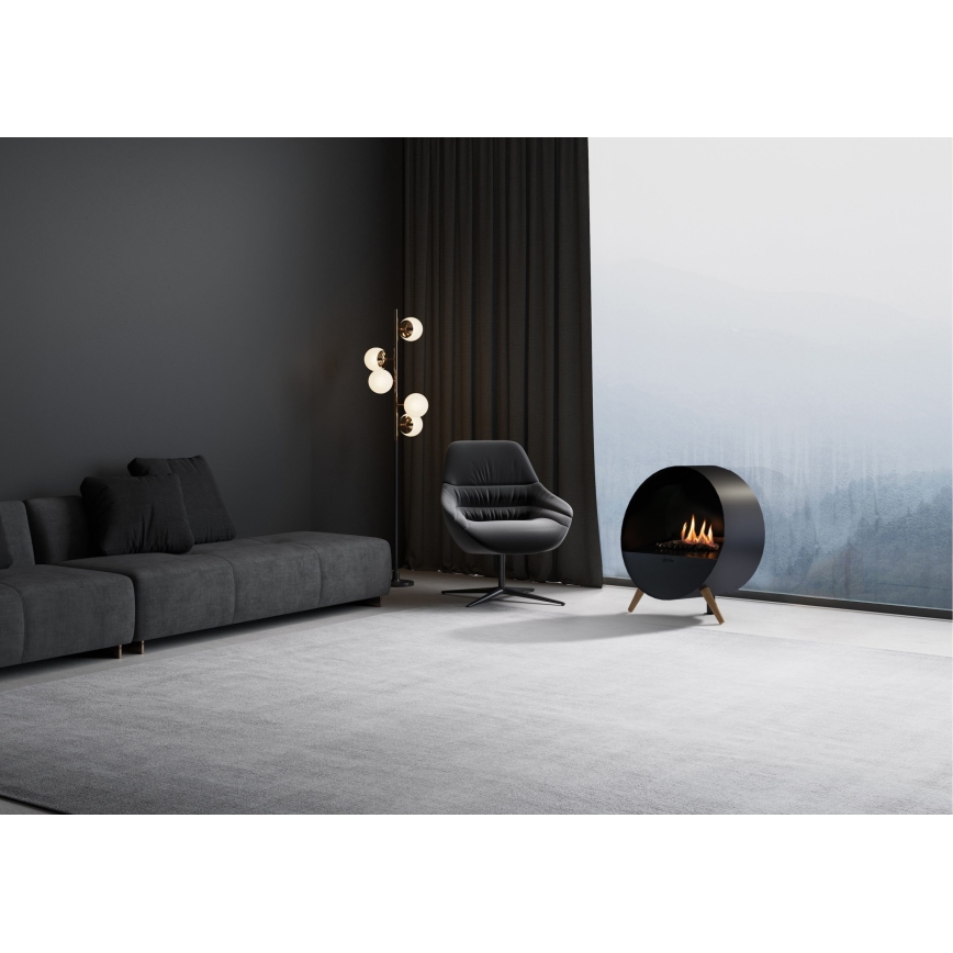 Planika - BIO kamin s daljinskim upravljačem 72,6x65 cm 2,5kW/230V crna