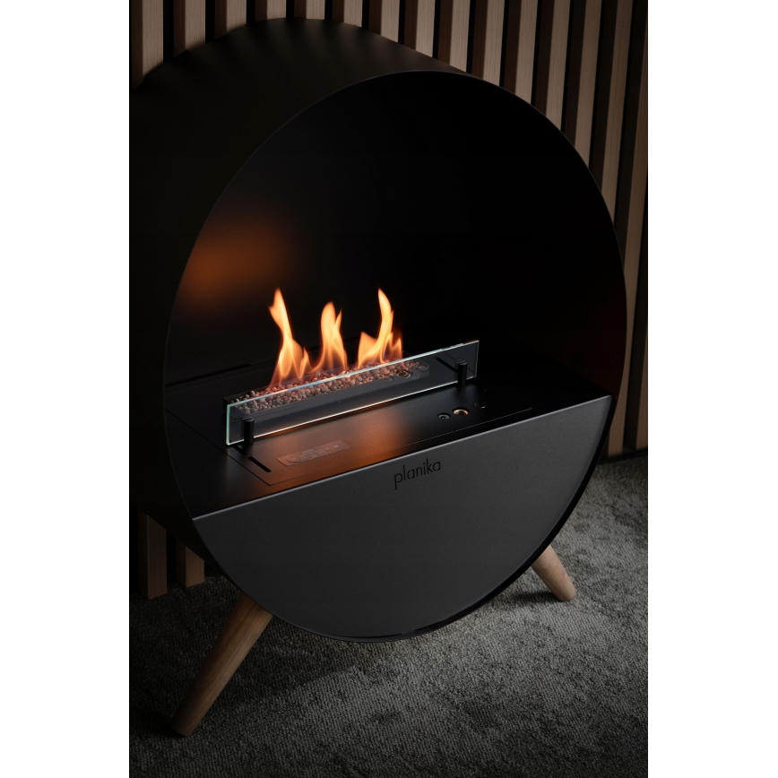 Planika - BIO kamin s daljinskim upravljačem 72,6x65 cm 2,5kW/230V crna